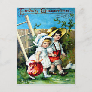 Cartes Pour Fêtes Annuelles Valentine victorienne