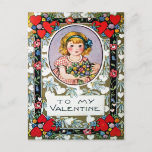 Cartes Pour Fêtes Annuelles Valentine vintage
