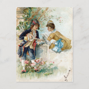 Cartes Pour Fêtes Annuelles Valentine vintage