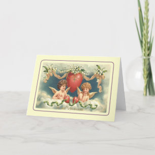 Cartes Pour Fêtes Annuelles Valentine vintage