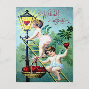 Cartes Pour Fêtes Annuelles Valentine vintage
