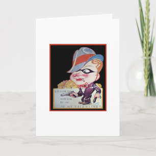Cartes Pour Fêtes Annuelles Valentine vintage - Chargé avec amour,