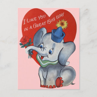 Cartes Pour Fêtes Annuelles Valentine vintage pour des enfants