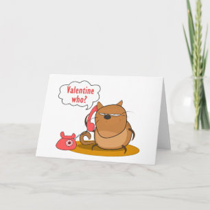 Cartes Pour Fêtes Annuelles Valentine Who ?