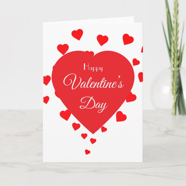 Cartes Pour Fêtes Annuelles Valentine's (Devant)