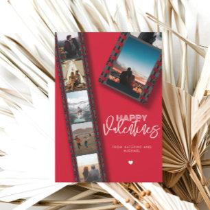 Cartes Pour Fêtes Annuelles Valentines Camera Roll 6 Photo Collage Couple