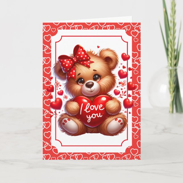 Cartes Pour Fêtes Annuelles Valentine's Day Card (Devant)