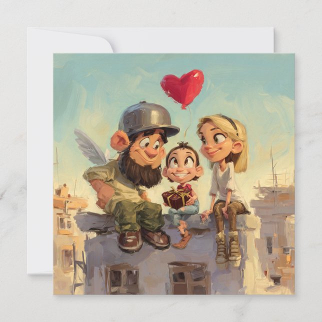 Cartes Pour Fêtes Annuelles Valentines Day Card by Roombirth 1 Pixlyne (Devant)