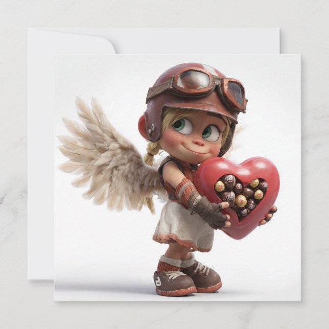 Cartes Pour Fêtes Annuelles Valentines Day Card by Roombirth 3 Pixlyne (Devant)