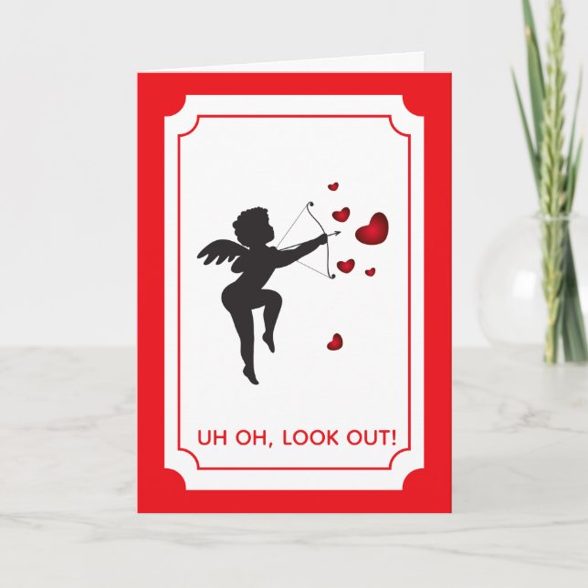 Cartes Pour Fêtes Annuelles Valentine's Day Card-Cupid Holiday Card (Devant)