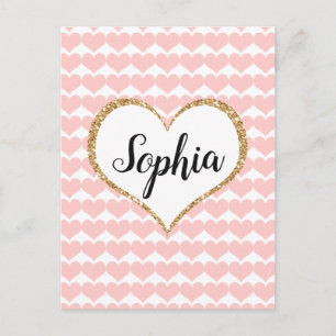Cartes Pour Fêtes Annuelles Valentine's Day Custom Name