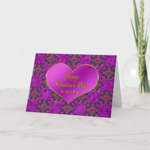 Cartes Pour Fêtes Annuelles Valentine's Day - SECRET PAL - Hearts/Purple/Pink