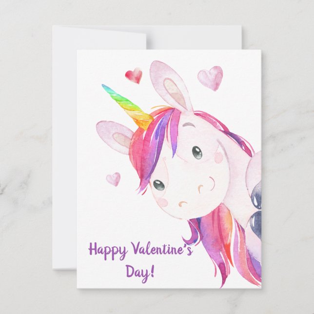 Cartes Pour Fêtes Annuelles Valentines de classe Heureuse Sainte-Valentin (Devant)
