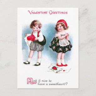 Cartes Pour Fêtes Annuelles Valentines d'échange pour enfants mignonnes Vintag