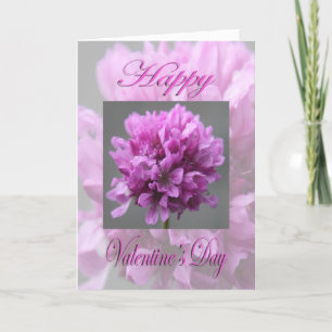 Cartes Pour Fêtes Annuelles Valentines Jour Fleur rose