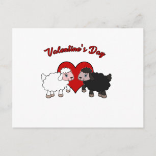 Cartes Pour Fêtes Annuelles Valentines jour - Moutons