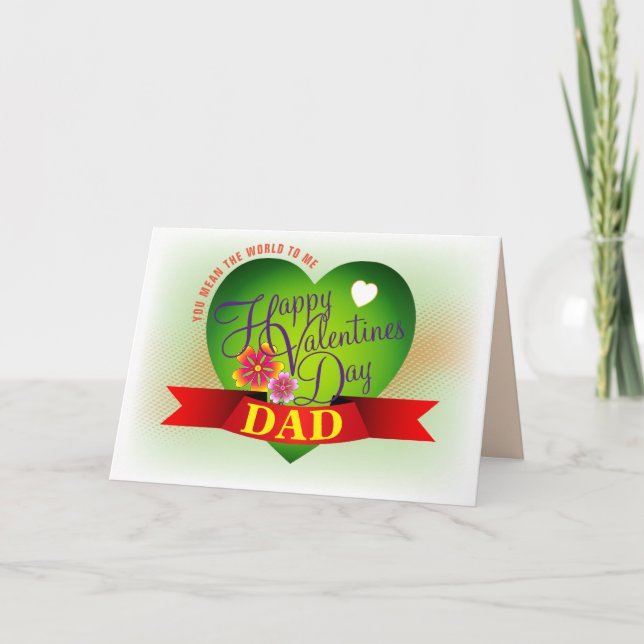 Cartes Pour Fêtes Annuelles Valentines Joyeuses Personnalisables (Devant)