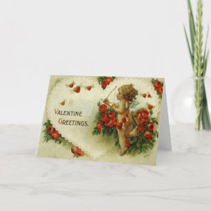 Cartes Pour Fêtes Annuelles Valentines victoriennes vintages Cherub