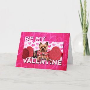 Cartes Pour Fêtes Annuelles Valentines - Yorkie - lutin