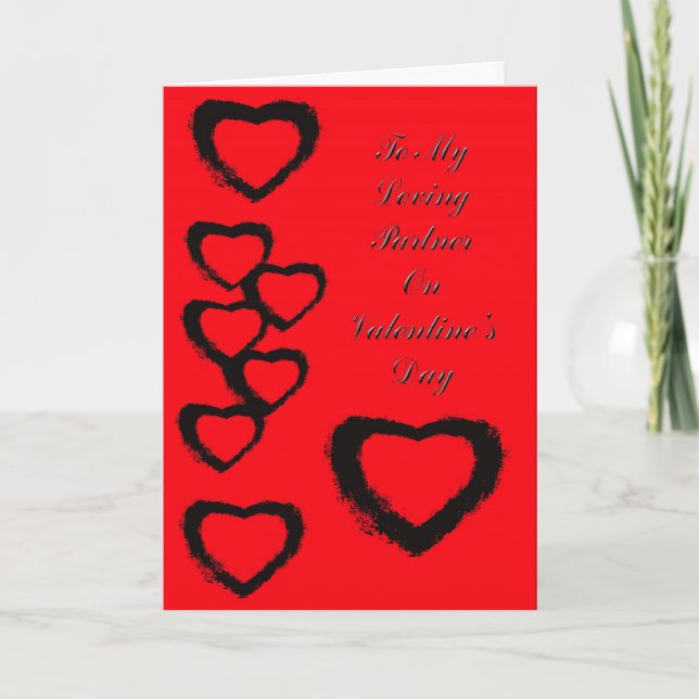 Cartes Pour Fêtes Annuelles Valentne (Devant)