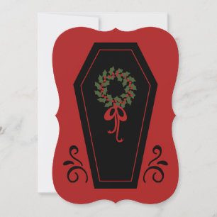 Cartes Pour Fêtes Annuelles Vampire Holiday Coffin