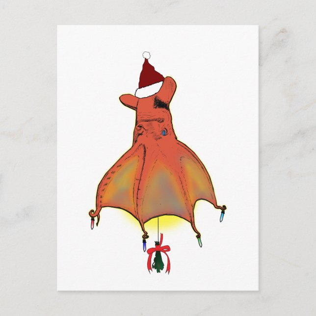 Cartes Pour Fêtes Annuelles Vampire Squid from Hell Christmas (Devant)