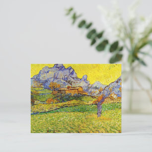 Cartes Pour Fêtes Annuelles Van Gogh - Une prairie dans la montagne,