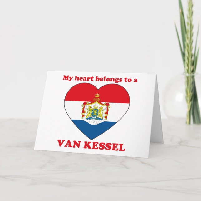 Cartes Pour Fêtes Annuelles Van Kessel (Devant)