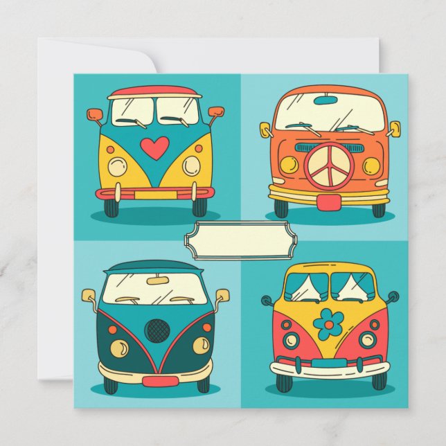 Cartes Pour Fêtes Annuelles Vannes rétro  (Devant)