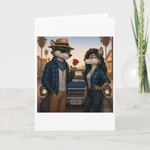 Cartes Pour Fêtes Annuelles Vato Lobo "Saint-Valentin"