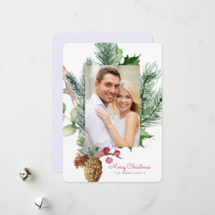 Cartes Pour Fêtes Annuelles Végétation botanique d'hiver 2 Appartement photo