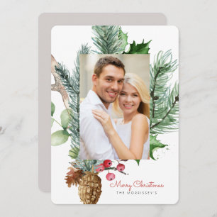 Cartes Pour Fêtes Annuelles Végétation botanique d'hiver 2 Appartement photo