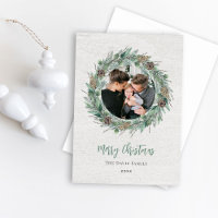 Végétation hivernale rustique Wreath White Wood Ph