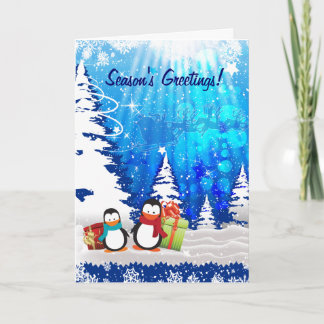 Cartes Pour Fêtes Annuelles Veille de Noël magique Meilleurs vœux de la saiso