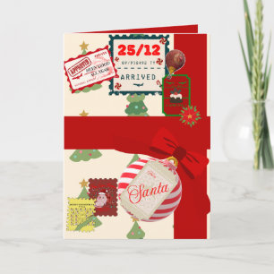 Cartes Pour Fêtes Annuelles Veille de Noël Mikitiez express de pôle Nord