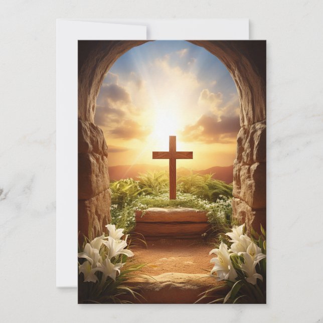 Cartes Pour Fêtes Annuelles Velikonočne voščilnice z verskim sporočilom (Devant)