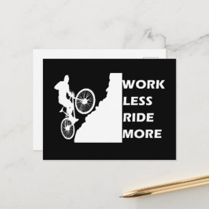 Cartes Pour Fêtes Annuelles Vélo de Montagne Motivationnel - Citation de Cycli