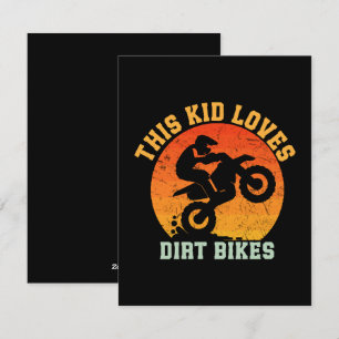 Cartes Pour Fêtes Annuelles Vélo de terre drôle pour enfants