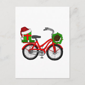 Cartes Pour Fêtes Annuelles vélo xmas