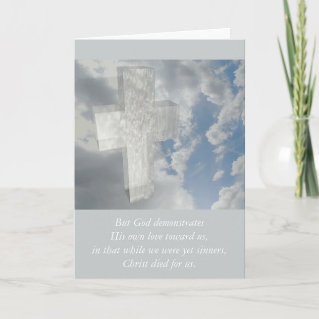 Cartes Pour Fêtes Annuelles Vendredi saint (Devant)