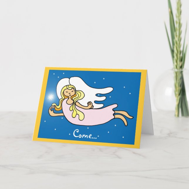 Cartes Pour Fêtes Annuelles Venez... (Devant)