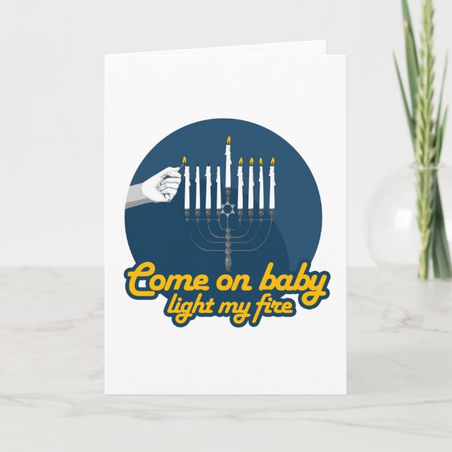 Cartes Pour Fêtes Annuelles VENEZ SUR BABY LIGHT MON MENORAH -.png (Devant)
