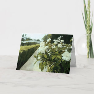 Cartes Pour Fêtes Annuelles VeniceBeach Canaux GreenRoses RoseInlay CartePliée