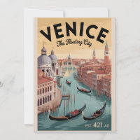 Venise Italie Rétro Ciel Ville Voyage 