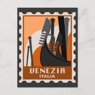 Cartes Pour Fêtes Annuelles Venise Italie, Venise Italie, Italie Vintage