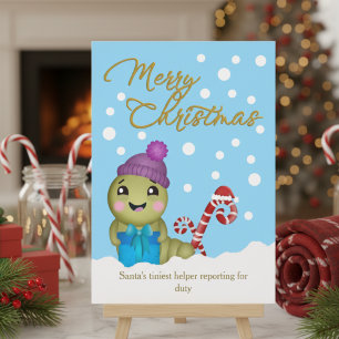 Cartes Pour Fêtes Annuelles Ver de Noël Dessiné avec un Bâton de Bonbon