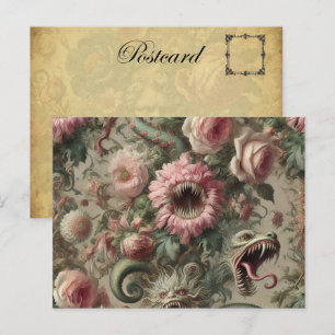 Cartes Pour Fêtes Annuelles Verdents voraces - victorien gothique