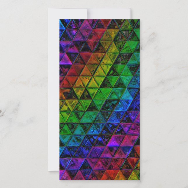 Cartes Pour Fêtes Annuelles Verre de fierté (Devant)