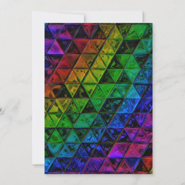 Cartes Pour Fêtes Annuelles Verre de fierté (Devant)
