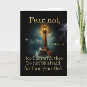Cartes Pour Fêtes Annuelles verset biblique chrétien ISAIE 41:10